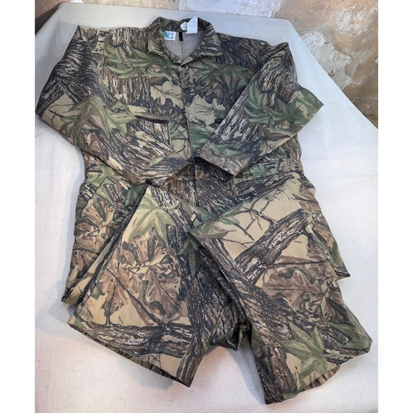 VTG Liberty Realtree Camo Coveralls Men's Size XL Inseam 24.5 inches Made in USA - Picture 10 of 16